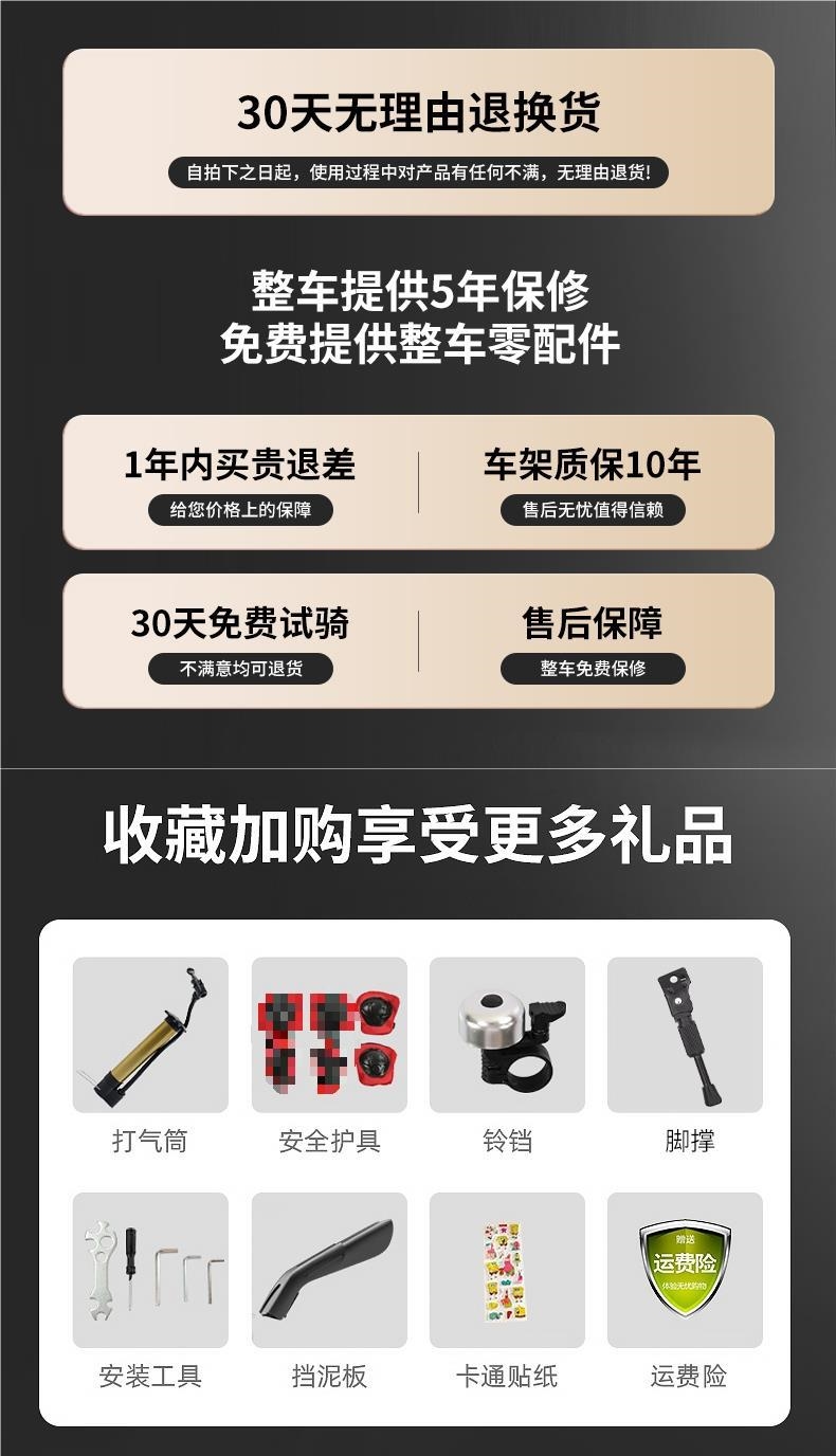 Детский велосипед для мальчиков и девочек 3-6-8-10 лет оптом из Китая