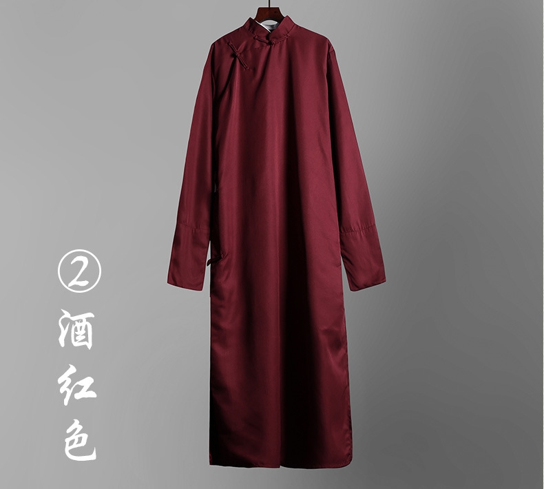 Мужская национальная рубашка с длинным рукавом оптом из Китая