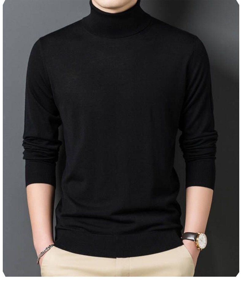 Мужской свитер из тонкой шерсти оптом