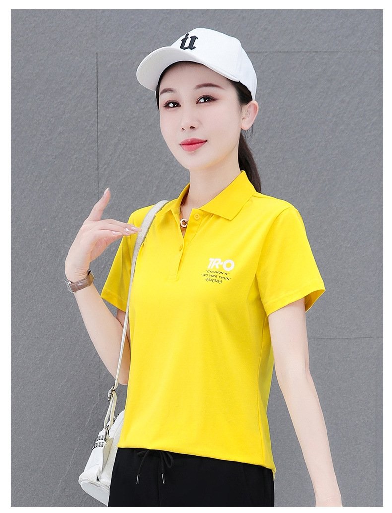 Поло с коротким рукавом для женщин оптом