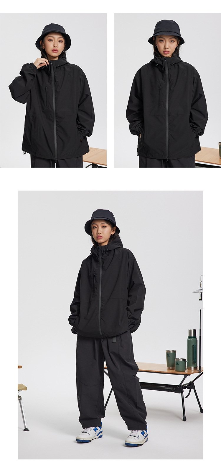 Куртка SHIBUYAELEMENT в стиле милитари с капюшоном оптом из Китая