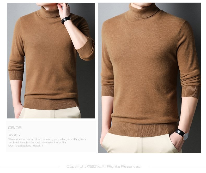 Мужской свитер из 100% шерсти оптом