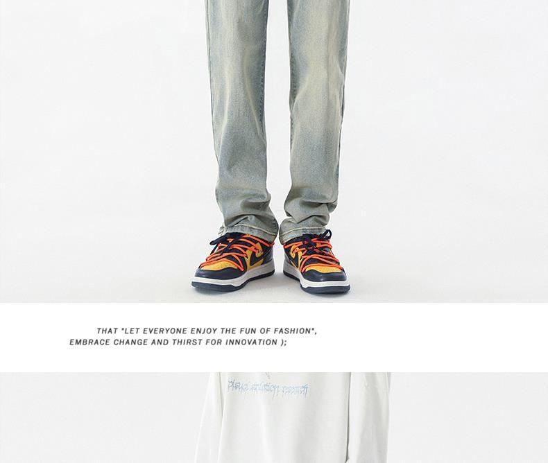 Джинсы мужские узкого кроя оптом из Китая