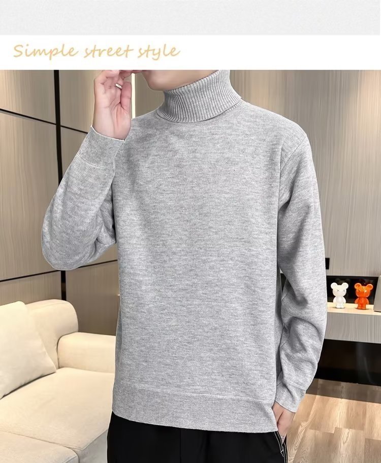 Мужской свитер с высоким воротником оптом