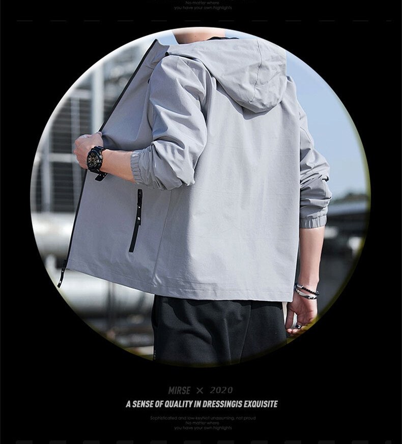 Мужская куртка 2024 весна новый корейский стиль оптом из Китая