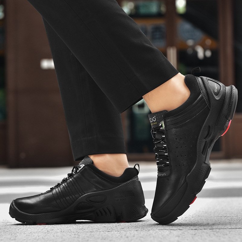 Мужские кожаные кроссовки ARAECOO оптом