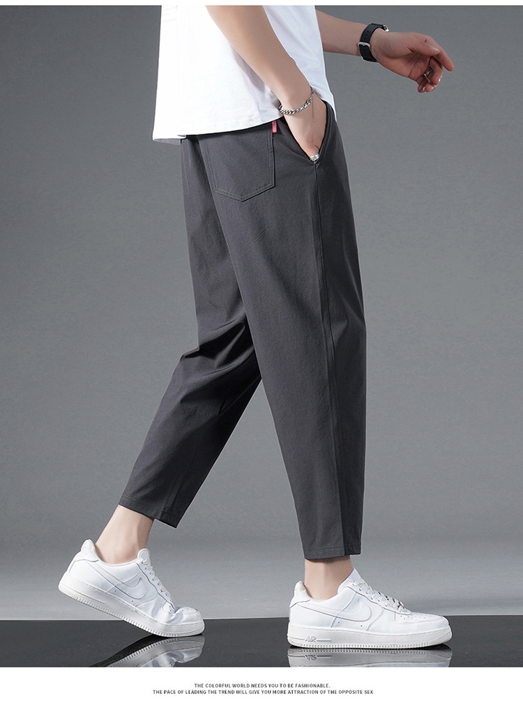 Мужские летние брюки из легкого льняного материала оптом из Китая