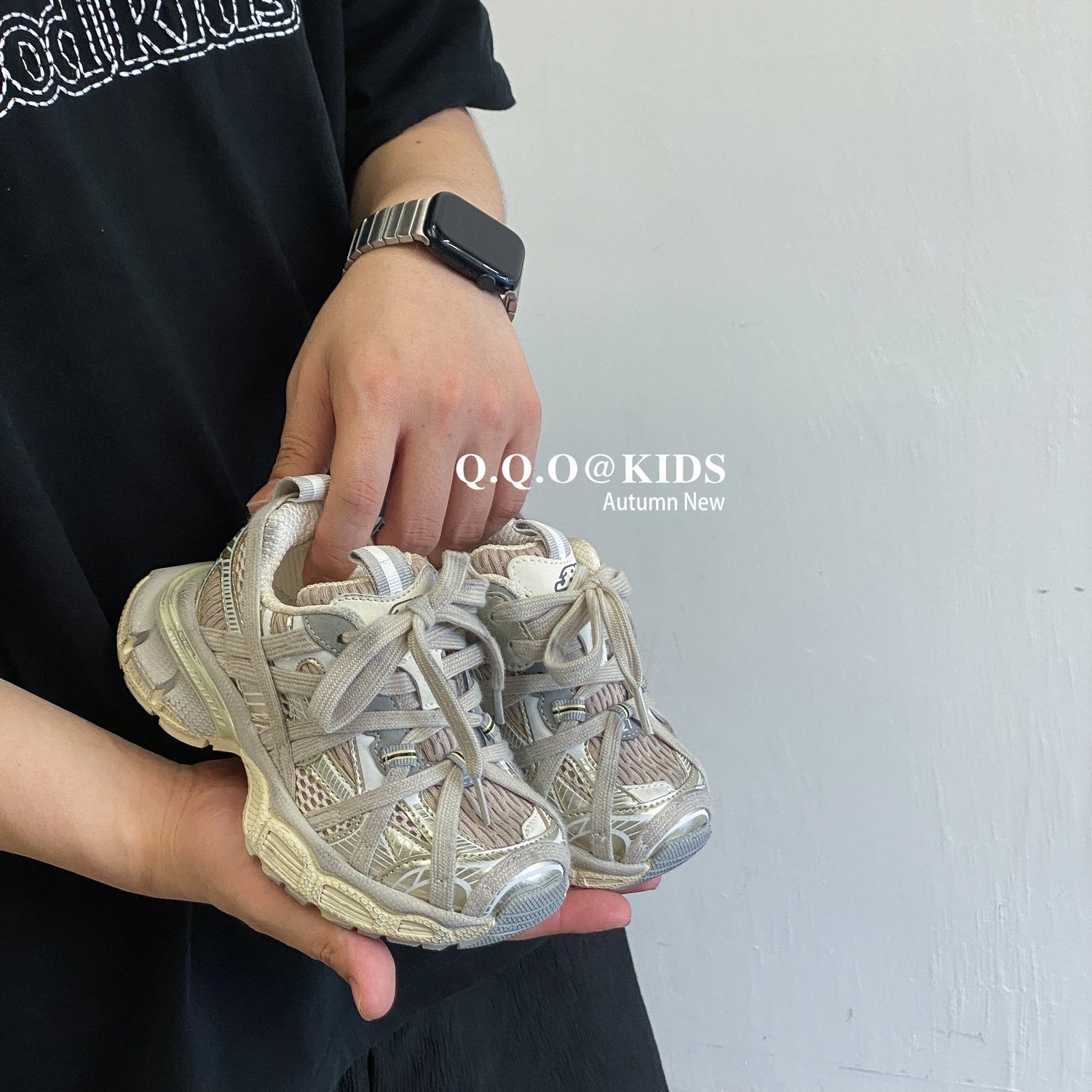 QQO детские кроссовки 2024 новая осень оптом
