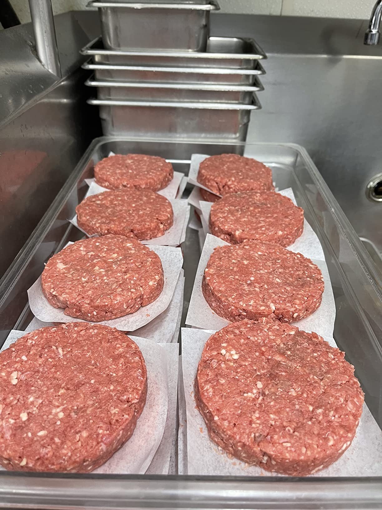 Ручной пресс для бургеров из нержавеющей стали 304 оптом