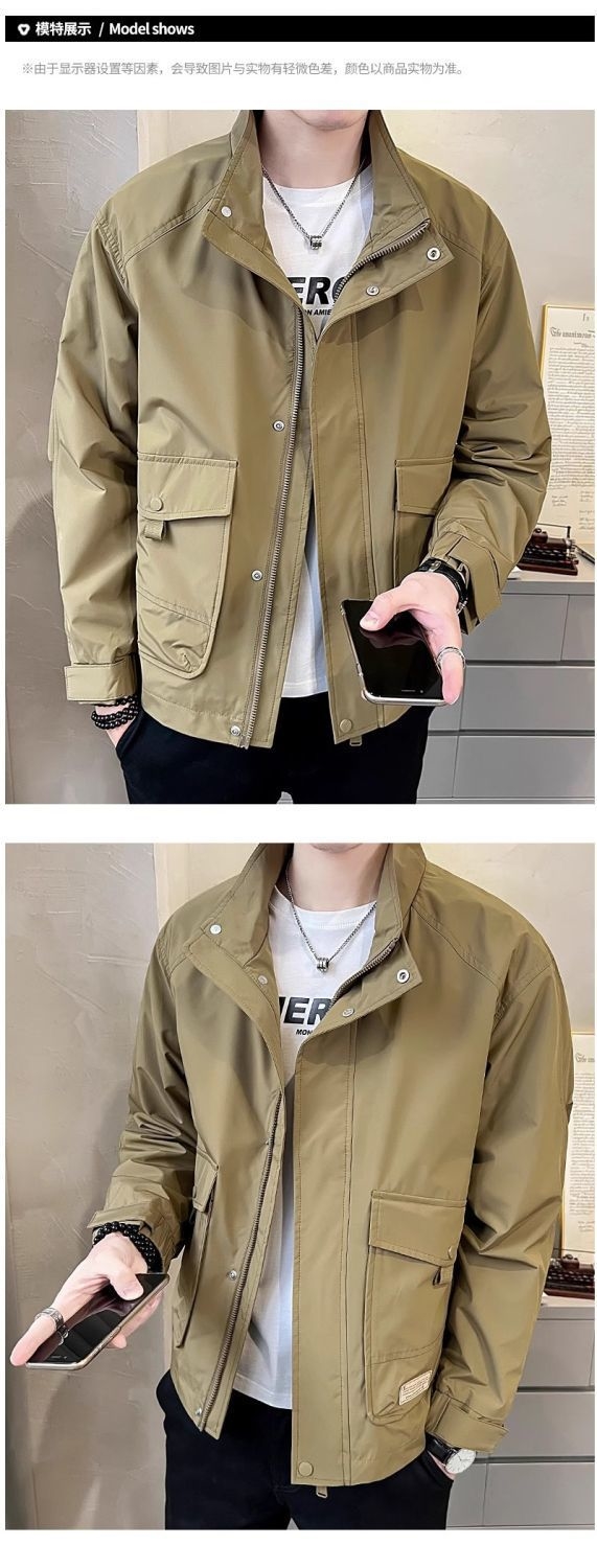Мужская куртка 2024 новая весна и осень оптом из Китая