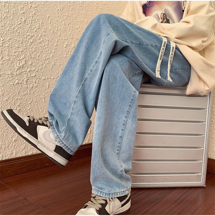 Джинсы мужские в стиле ретро оптом из Китая