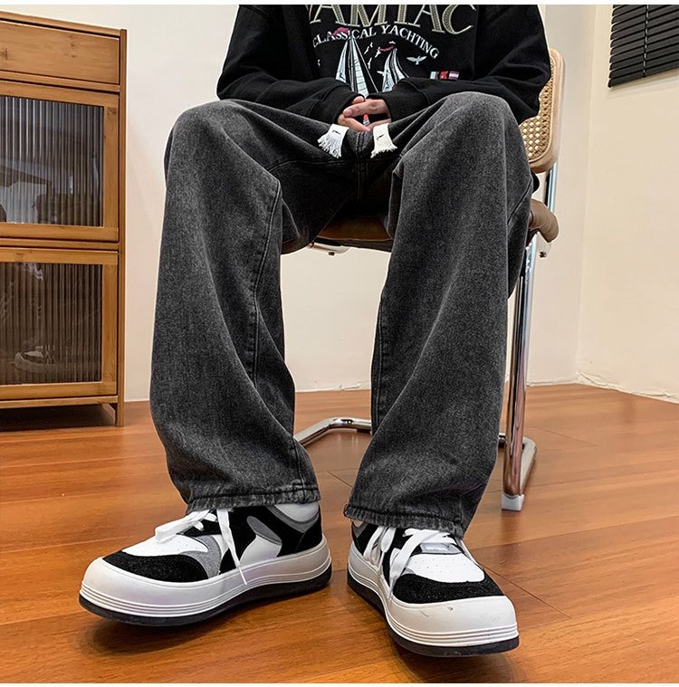 Джинсы мужские в стиле ретро оптом из Китая