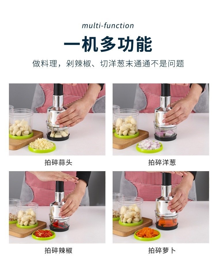 Ручной измельчитель чеснока из нержавеющей стали оптом