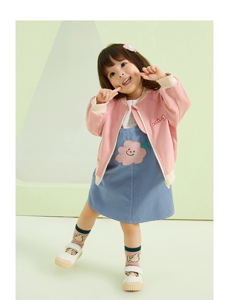 Детская куртка весна-осень 2023 оптом из Китая