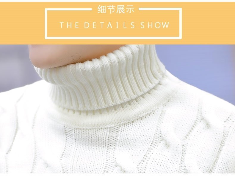 Мужской свитер с высоким воротником оптом