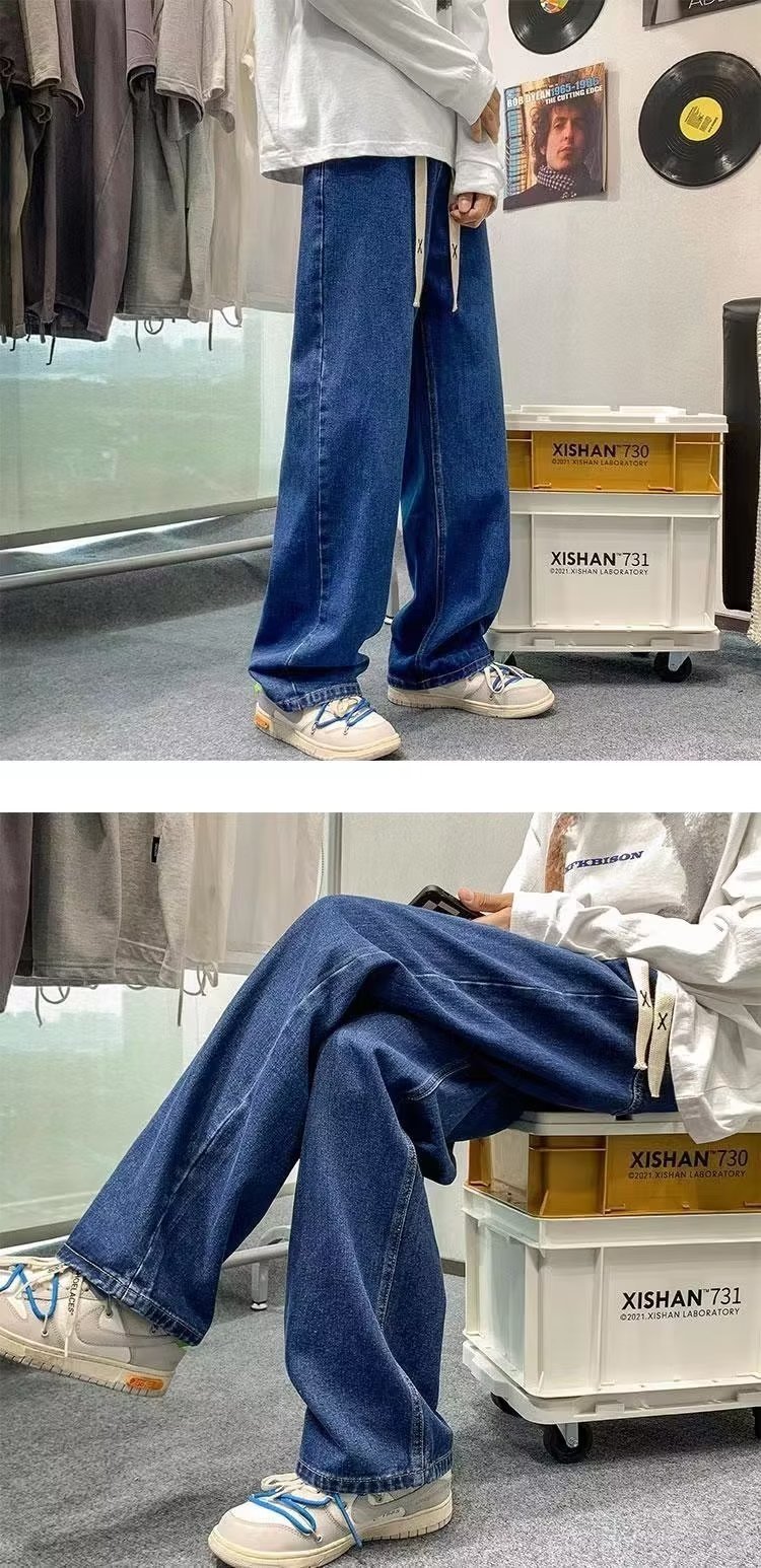 Мужские джинсы в стиле американского вайба оптом из Китая