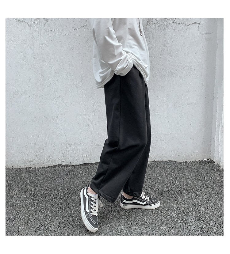 Мужские широкие джинсы в стиле ханбан с высокой посадкой оптом из Китая