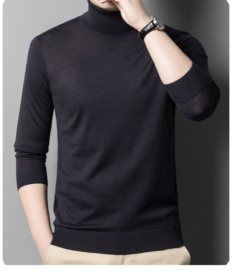 Мужской свитер из тонкой шерсти оптом