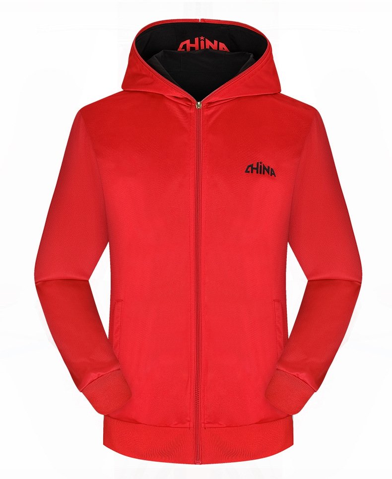 Мужская спортивная куртка с капюшоном оптом из Китая