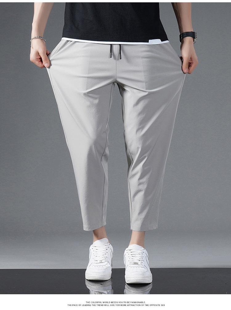 Мужские летние брюки из легкого льняного материала оптом из Китая