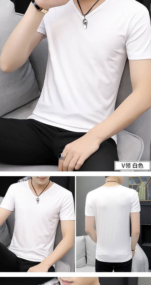 Мужская футболка из модала и льна оптом из Китая