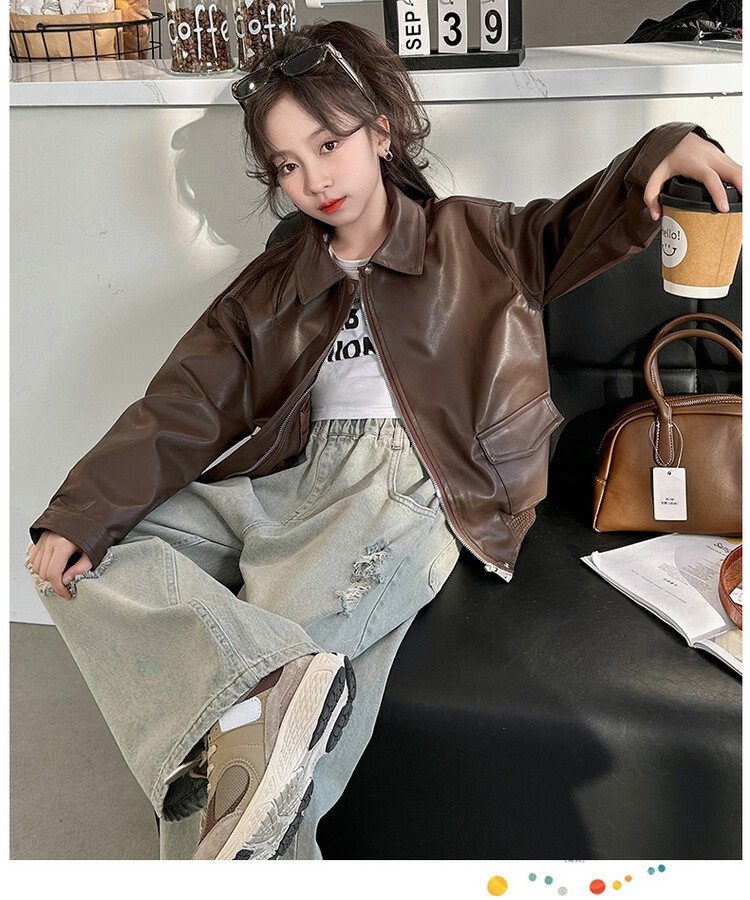 Детская куртка весна-осень 2024 оптом из Китая