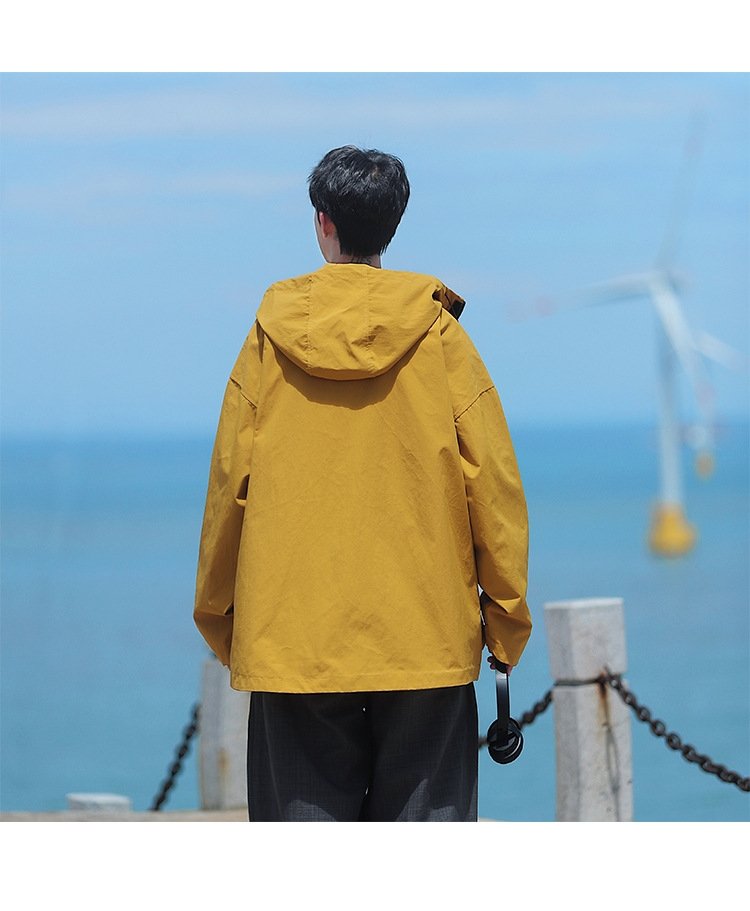 Ветровка военного стиля с капюшоном оптом из Китая