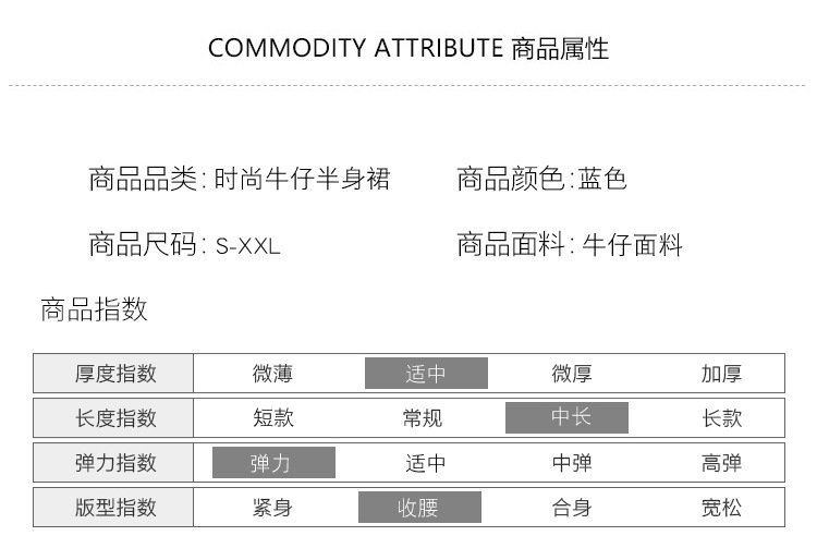 Новая мода джинсовая юбка с высокой посадкой и разрезом 2024 оптом из Китая