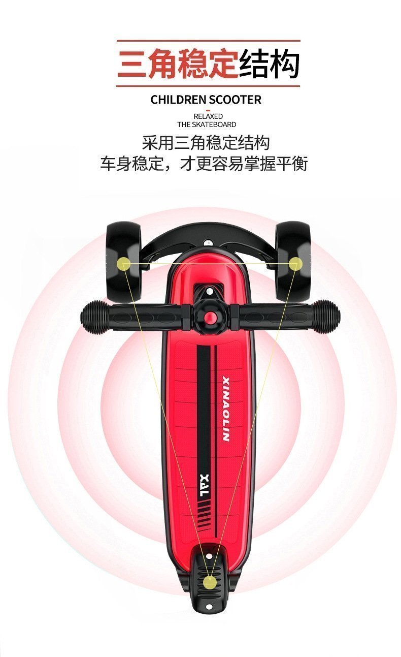 Детский трехколесный самокат оптом