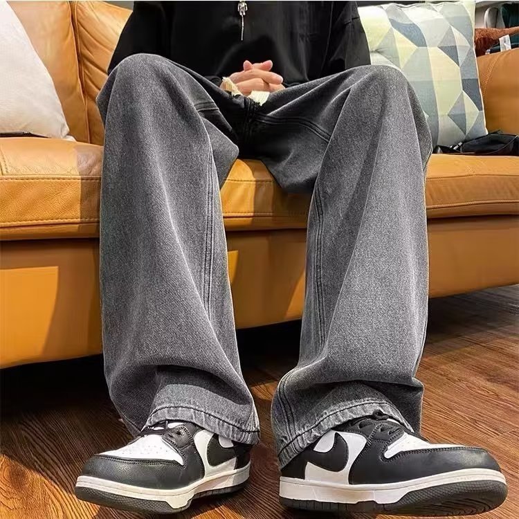 Мужские джинсы в стиле американского вайба оптом из Китая