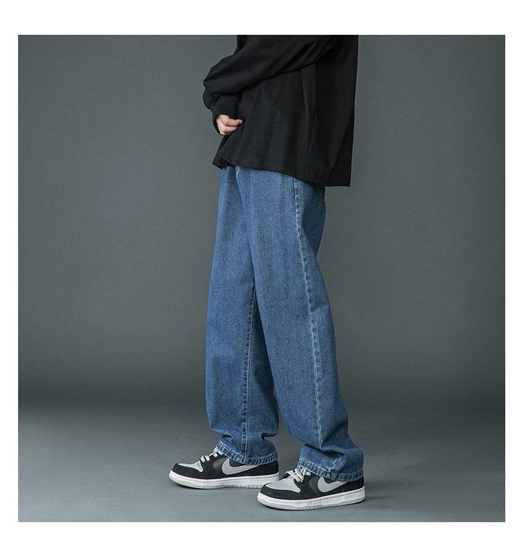 Мужские джинсы 2024 с прямыми штанинами оптом из Китая