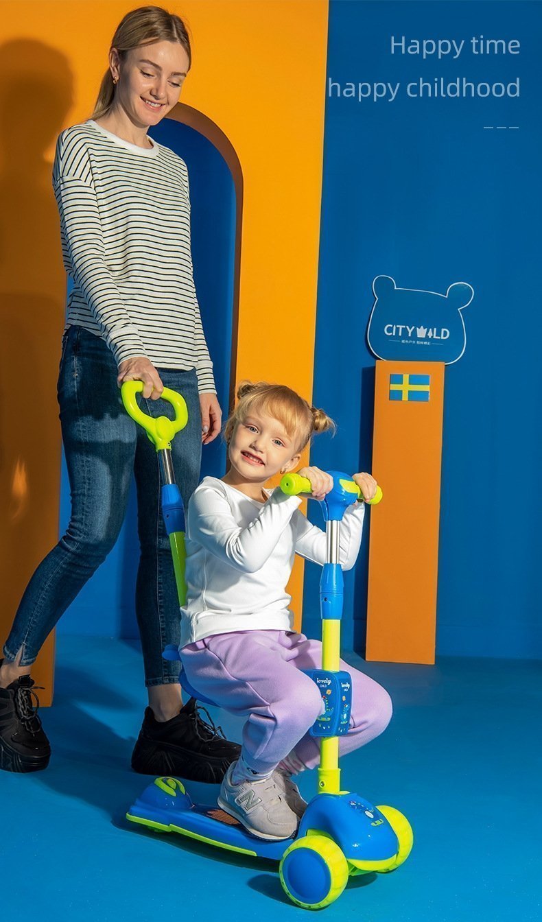 Детский трехколесный скейтборд оптом