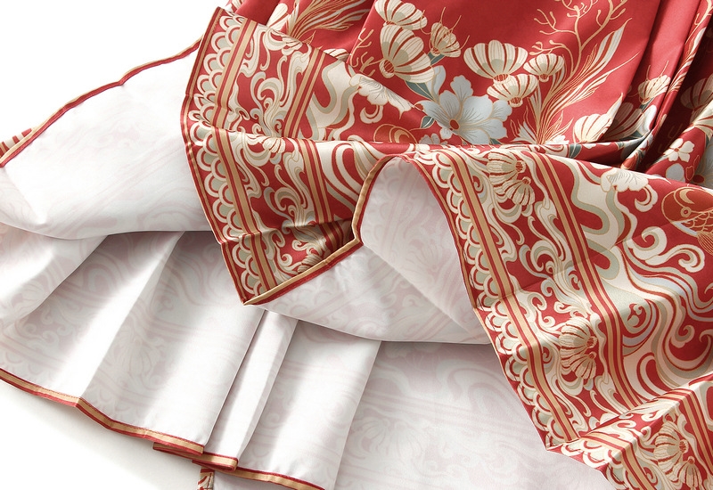 Ганьфэнь Миньжи Ханьфу - женская полускладная юбка 2024 оптом из Китая