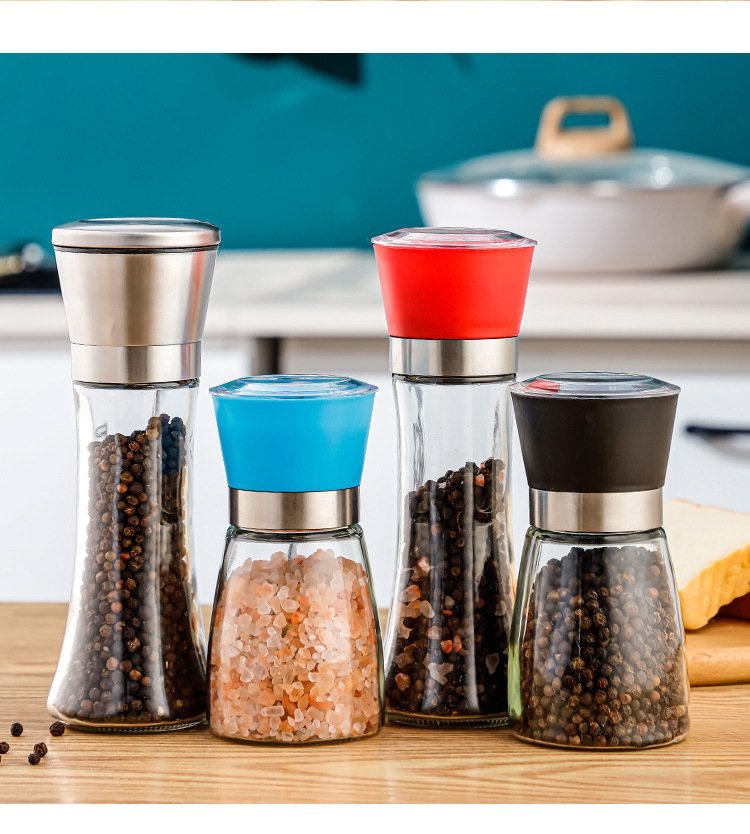 Стеклянный мельничек для перца из нержавеющей стали оптом