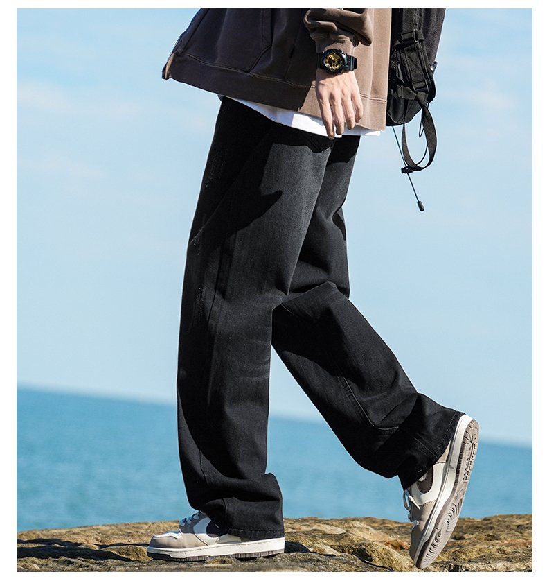 Мужские джинсы в стиле хайстрит 2024 оптом из Китая