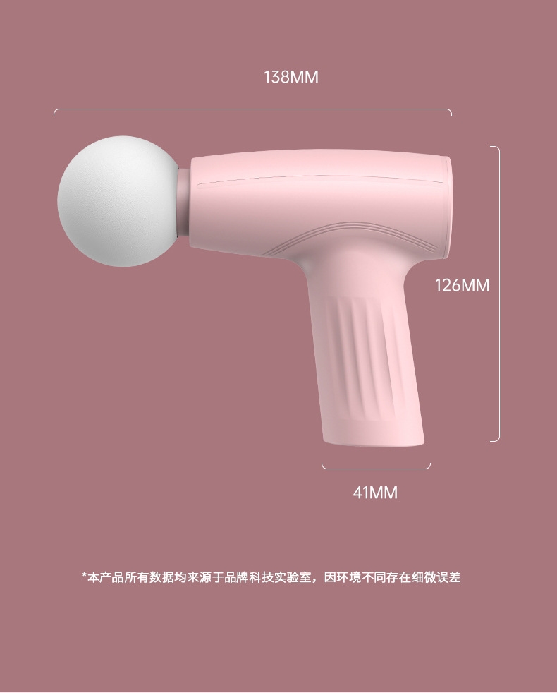 Мини массажный пистолет с фасцией оптом из Китая