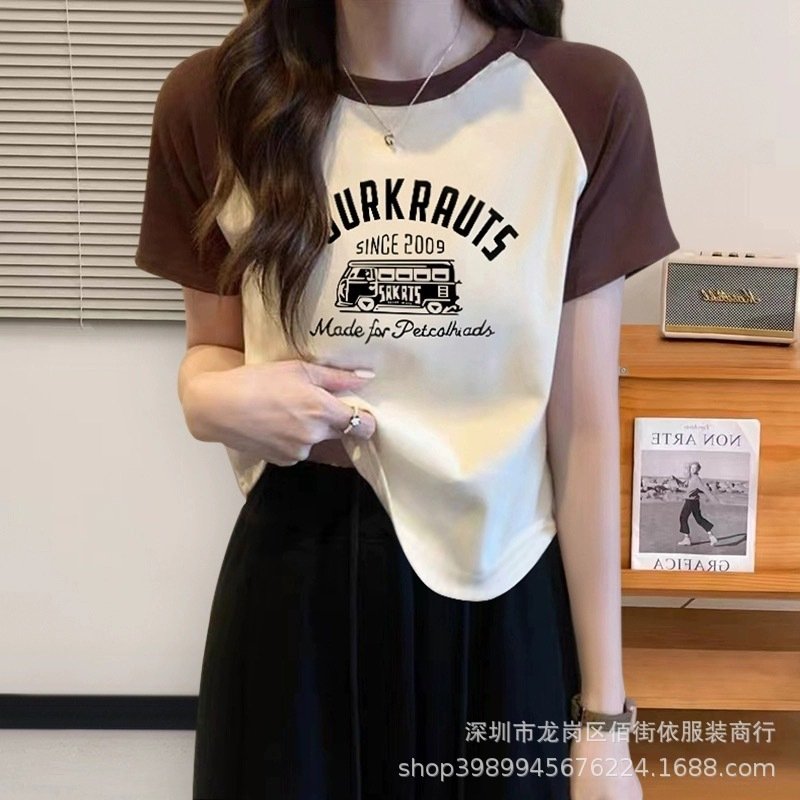 Женская футболка из чистого хлопка оптом