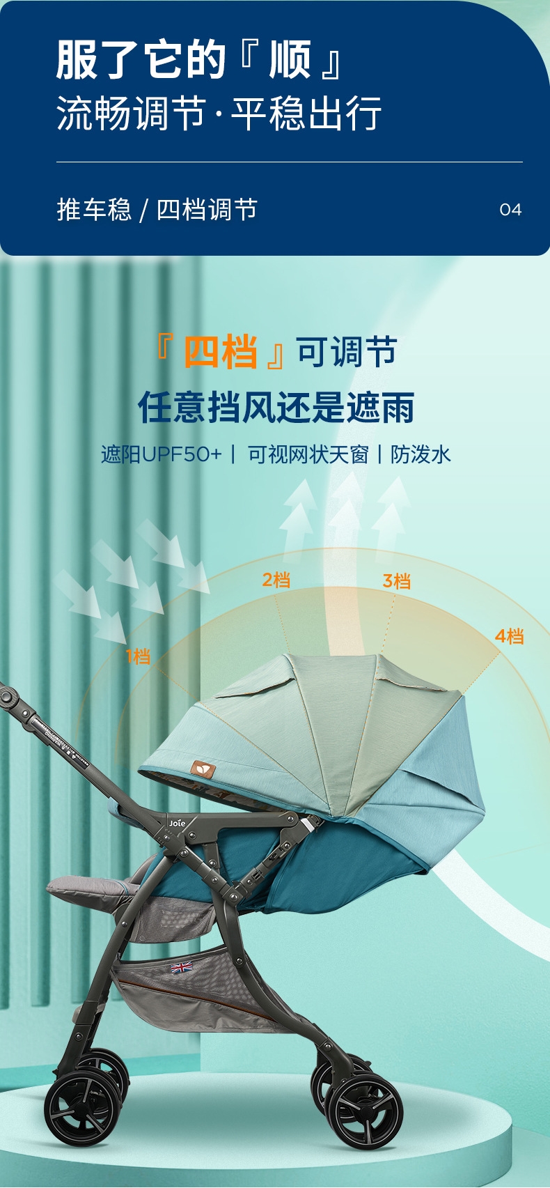 Joie巧儿宜芙洛特Pro婴儿推车 оптом из Китая