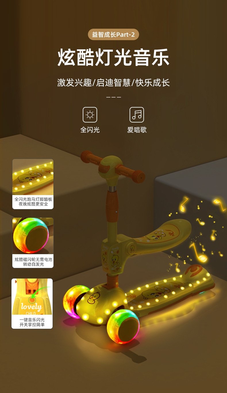 Детский трехколесный скейтборд оптом