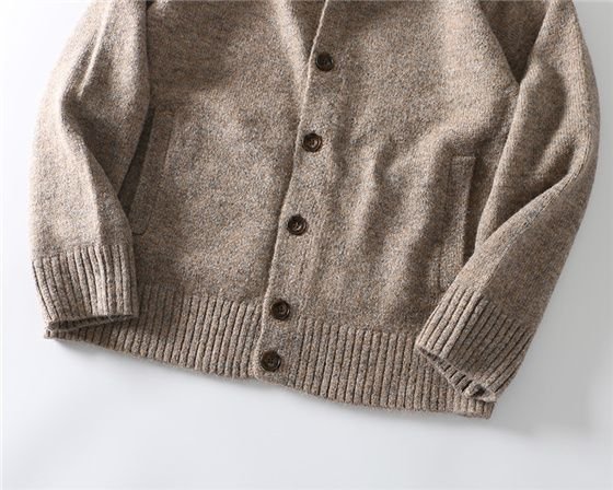 Высокий воротник вязаный свитер для мужчин оптом