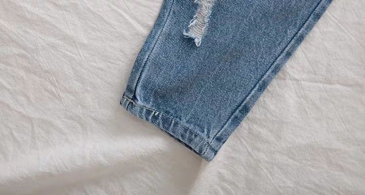 Джинсы для детей с прорезями оптом из Китая