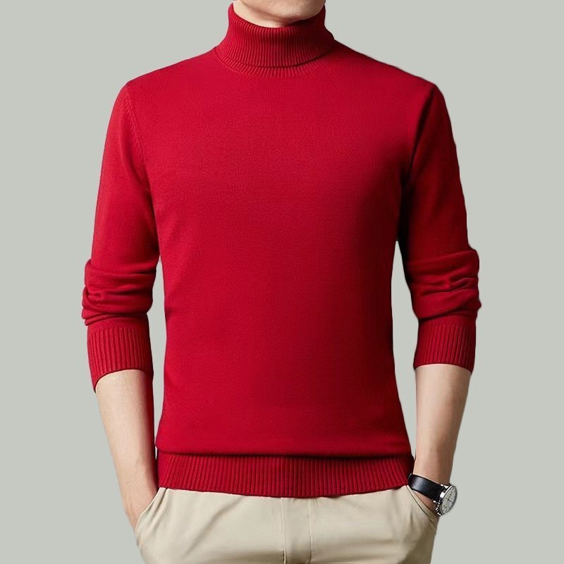 Мужской свитер с высоким воротником оптом