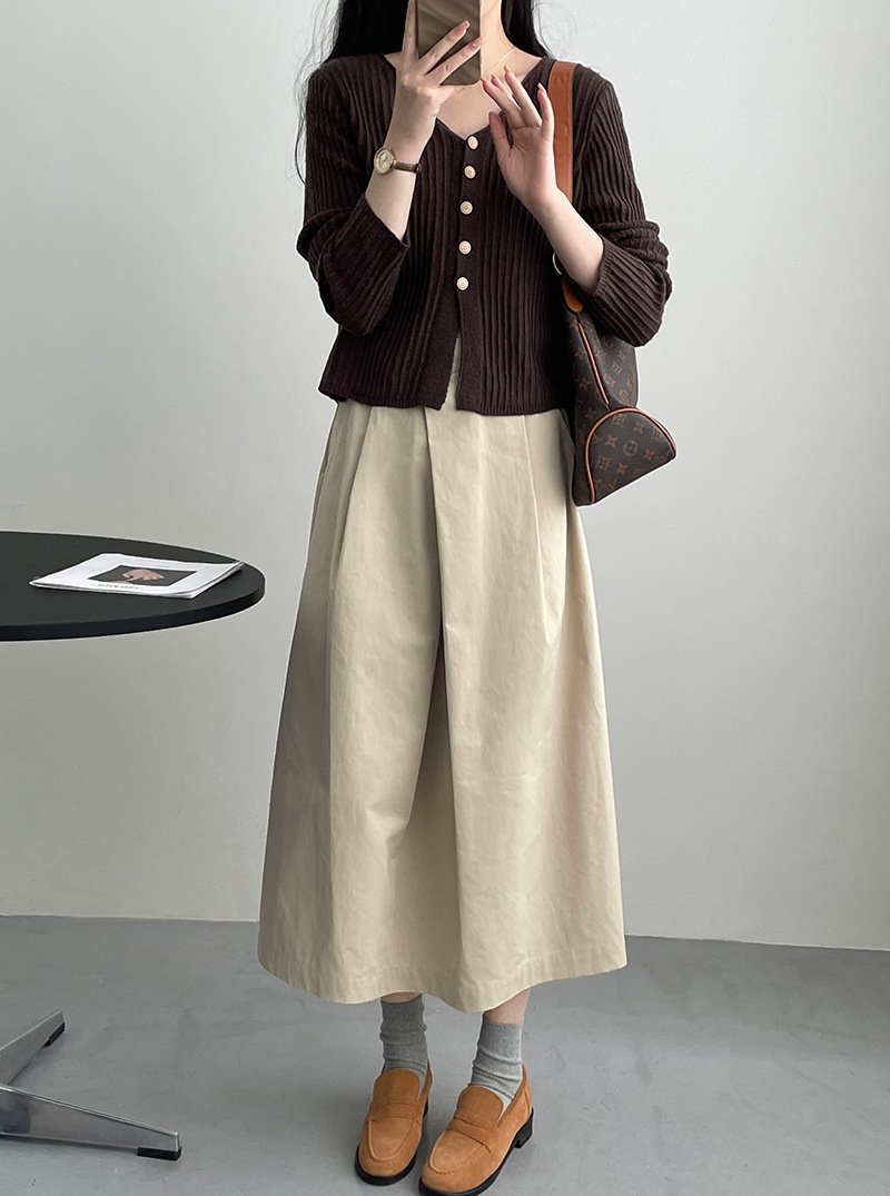 Дизайнерская юбка с уникальными складками оптом из Китая