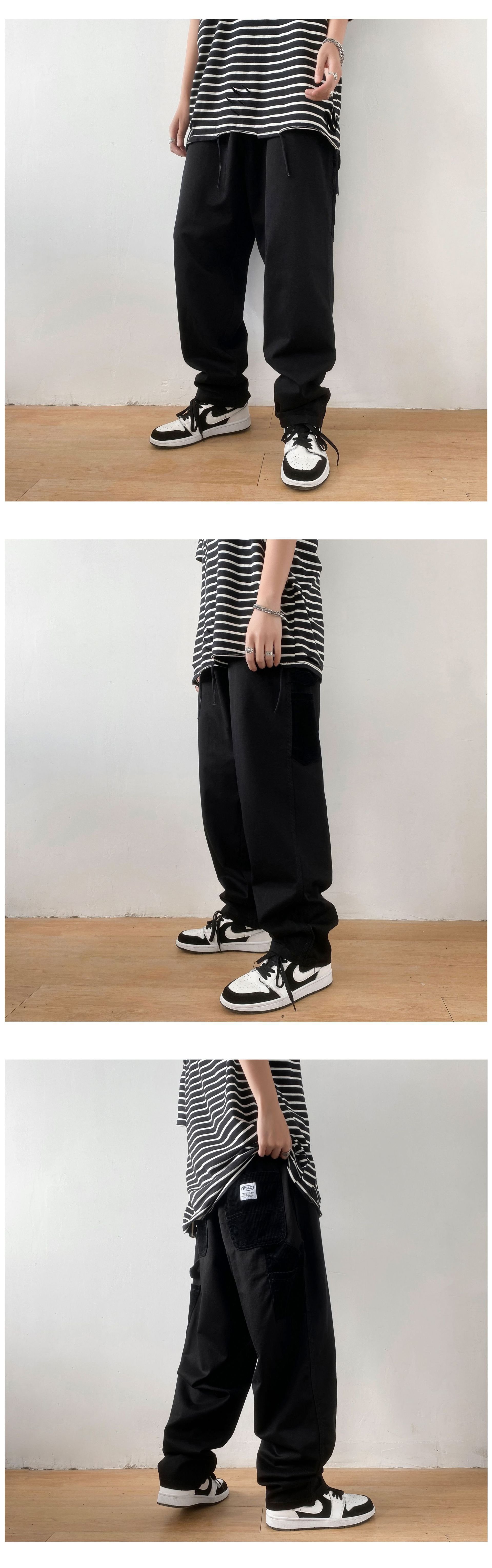 Летние прямые брюки мужские оптом из Китая