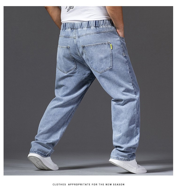 Мужские джинсы прямого кроя с широкими штанинами и широкими брючинами оптом из Китая