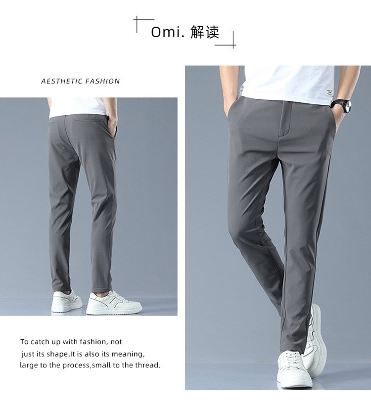 Мужские брюки прямого кроя летние бизнес-костюмы оптом из Китая