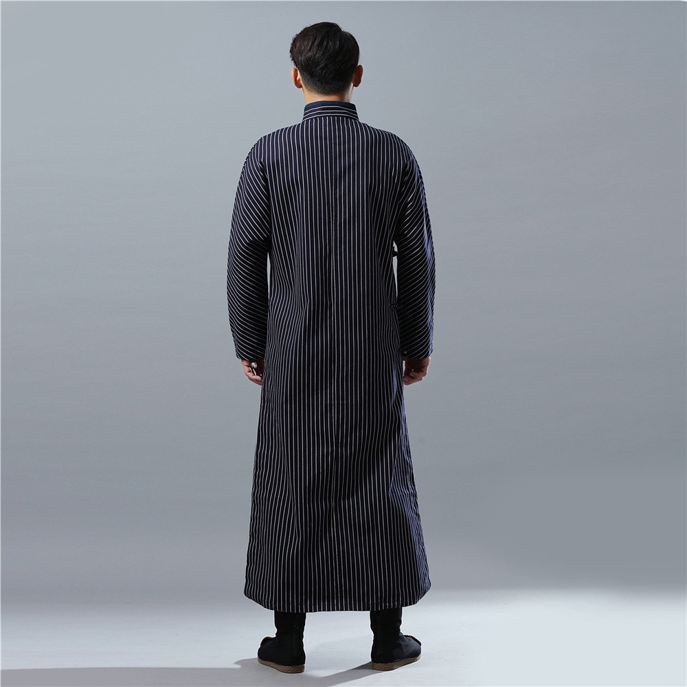 Мужской халат в стиле китайской династии Тан с воротником стойкой оптом из Китая