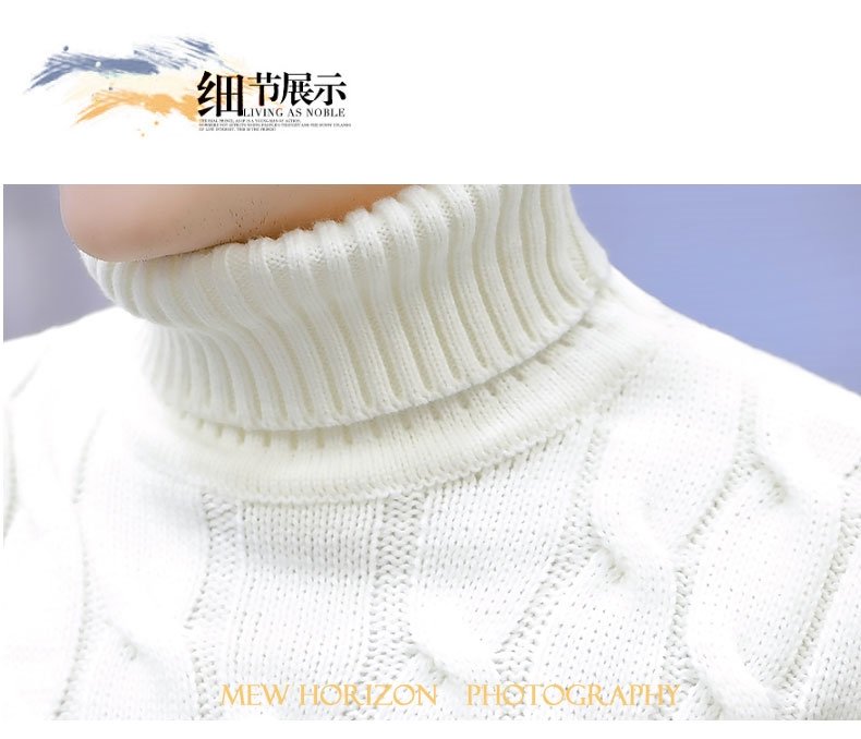 Мужской свитер с высоким воротником оптом