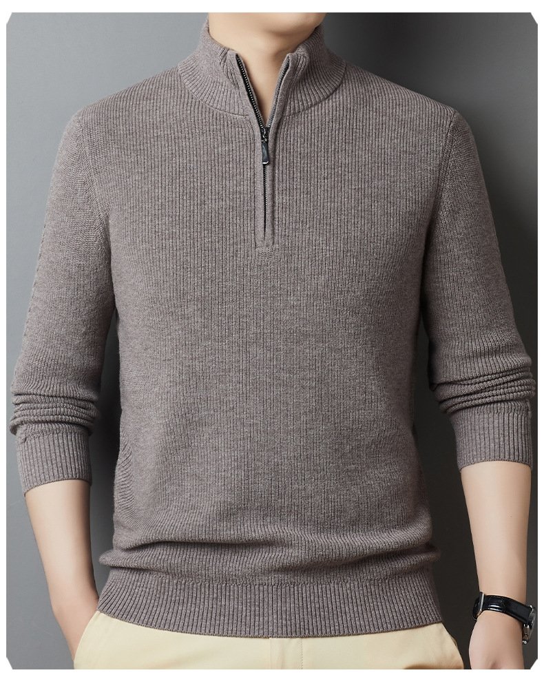 Мужской свитер из 100% шерсти оптом