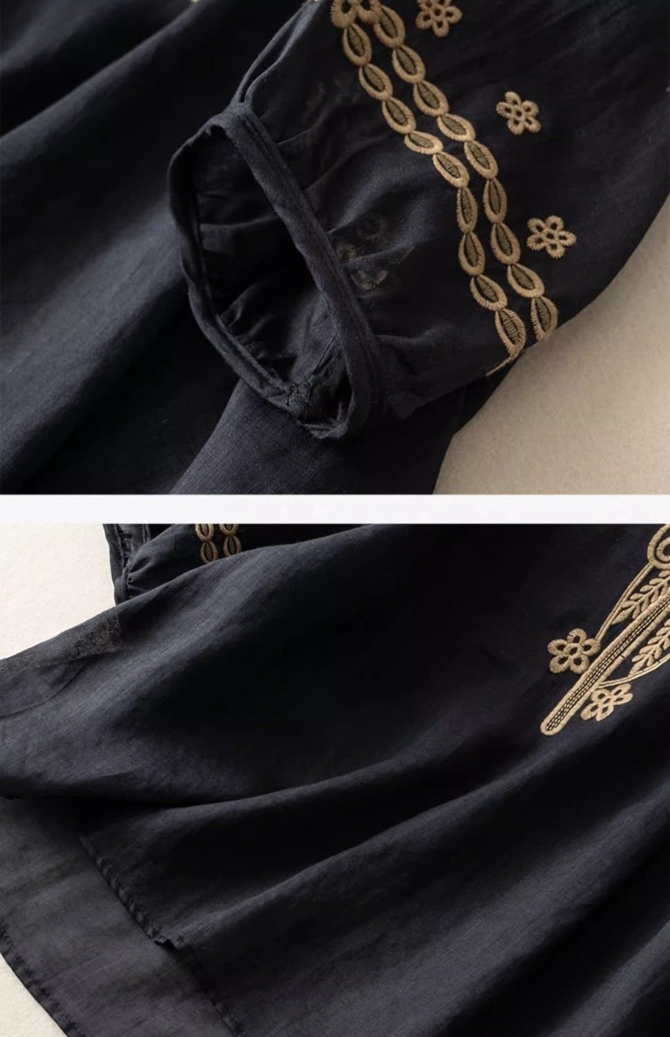 Футболка с вышивкой и круглым воротником оптом